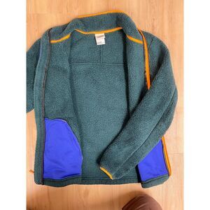 North Face Campshire Full ZipFleece Ponderosa Green Mens MediumSweater/jacket